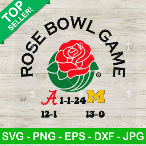 Rose Bowl Game Alabama SVG