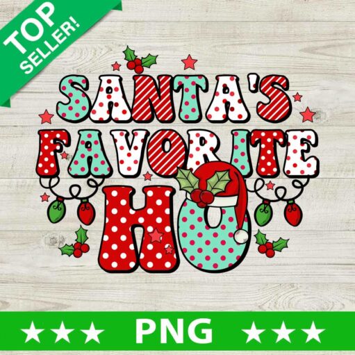 Santa'S Favorite Ho Png