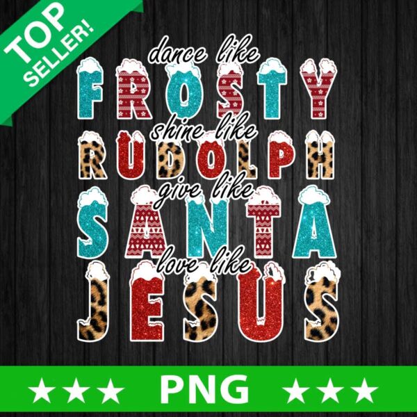 Frosty Rudolph Santa Jesus PNG
