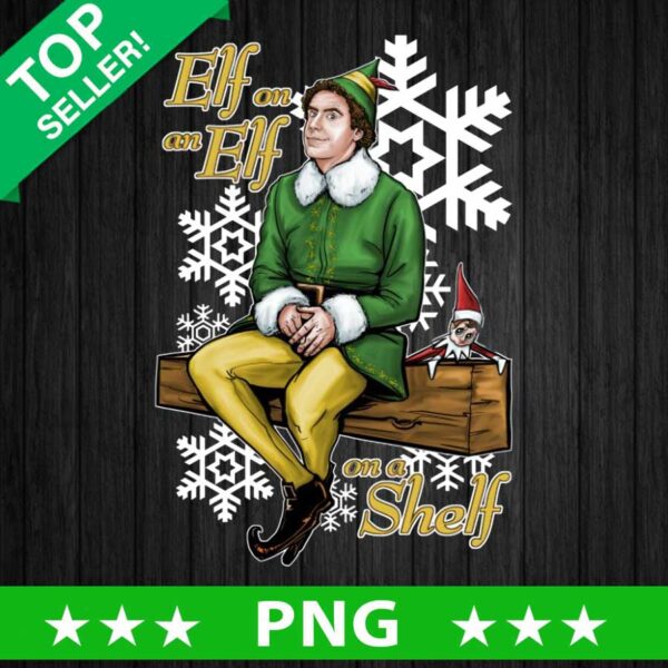 Elf On An Elf On A Shelf PNG