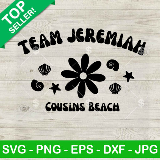 Team Jeremiah Cousin Beach SVG