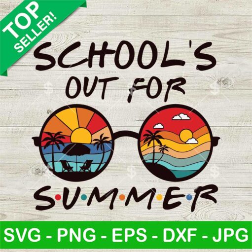 Vintage School'S Out For Summer Svg