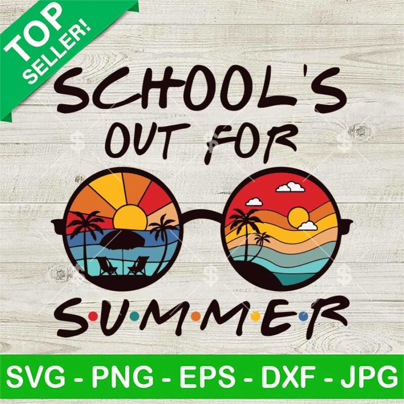 Vintage School's Out For Summer SVG