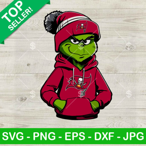 Grinch San Tampa Bay Buccaneers Hoodie PNG