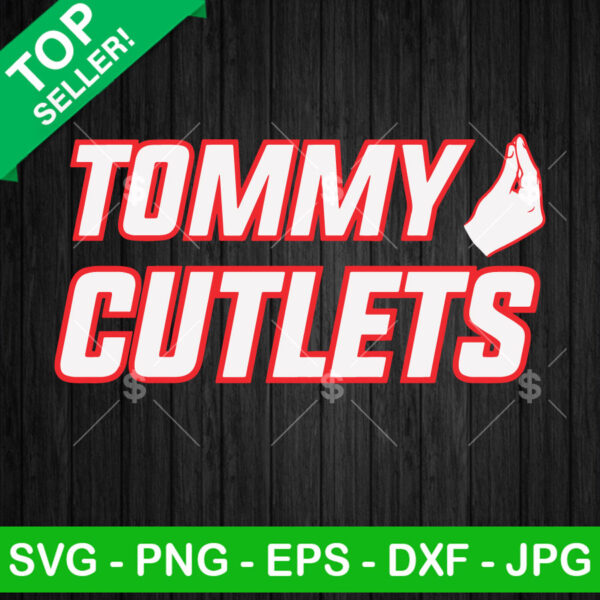 Tommy Cutlets Football Quarterback SVG