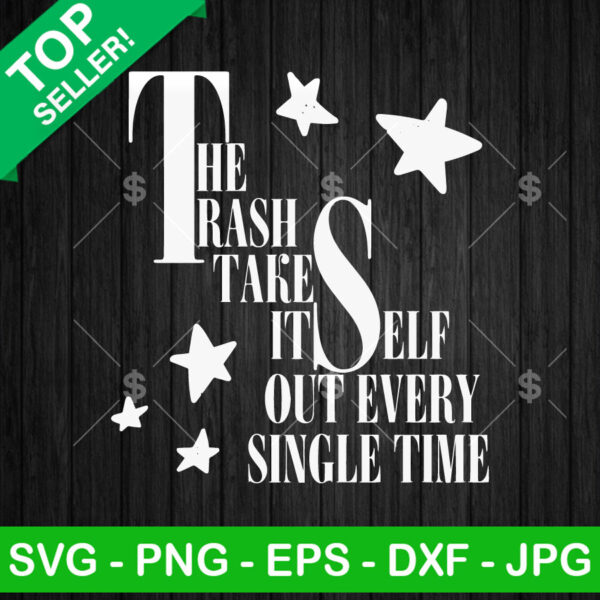 The trash takes itself out svg