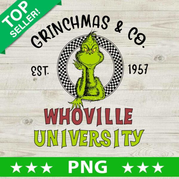 Grinchmas And Co Whoville University PNG