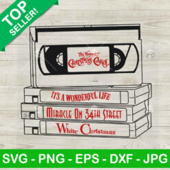 VHS The Muppets Christmas Carol White Christmas SVG