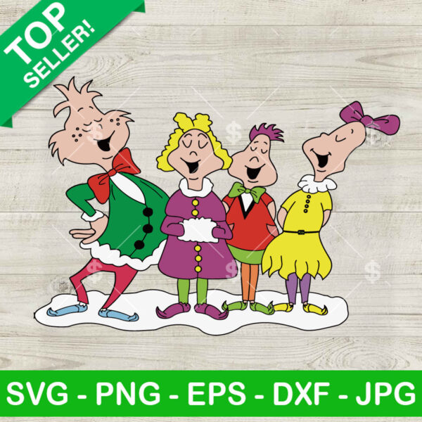 Whoville Characters SVG