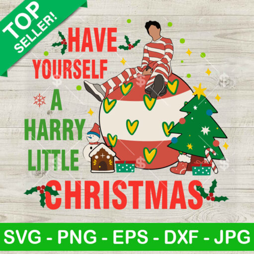 Have Yourself A Harry Little Christmas Harry Styles SVG