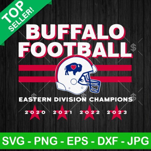 Buffalo Bills Football Eastern Division Champions SVG