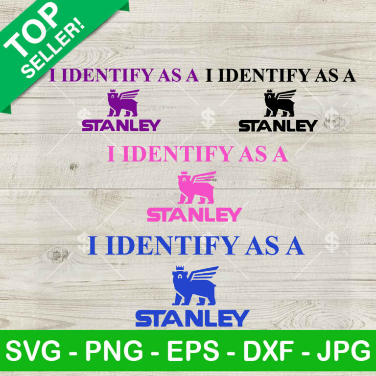 I Identify As a Stanley SVG, Stanley Logo SVG Bundle, Purple Pink ...