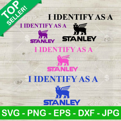 I Identify As a Stanley SVG, Stanley Logo SVG Bundle, Purple Pink ...