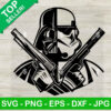 Half Stormtrooper Half Darth Vader SVG