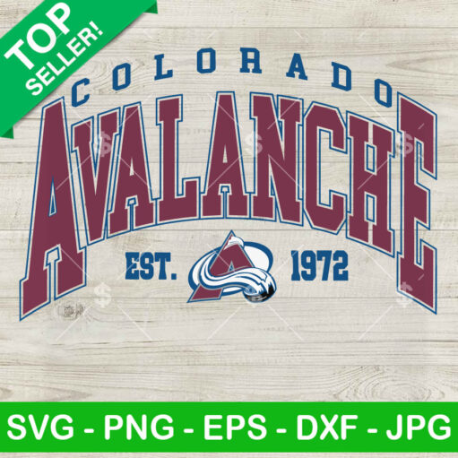 Colorado Avalanche Est 1972 SVG