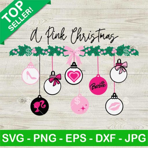 Barbie A Pink Christmas SVG