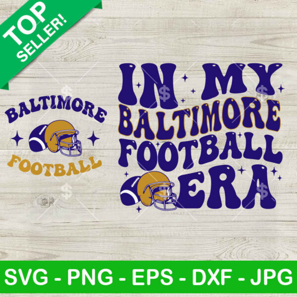 In My Baltimore Ravens Football Era SVG