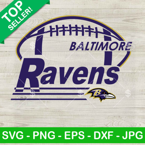 Baltimore Ravens Football SVG, Baltimore Ravens NFL Team SVG, Baltimore Ravens Football Logo SVG