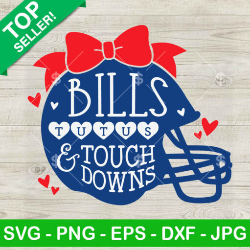 Bills Tutus And Touch Downs SVG