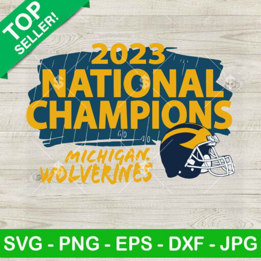 Michigan Wolverines National Champions Svg