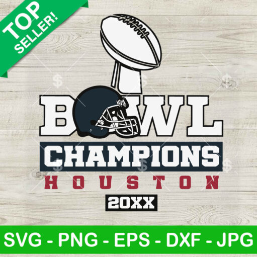 Bowl Champions Houston 20Xx Svg