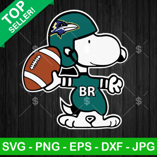 Snoopy Philadelphia Eagles Football SVG