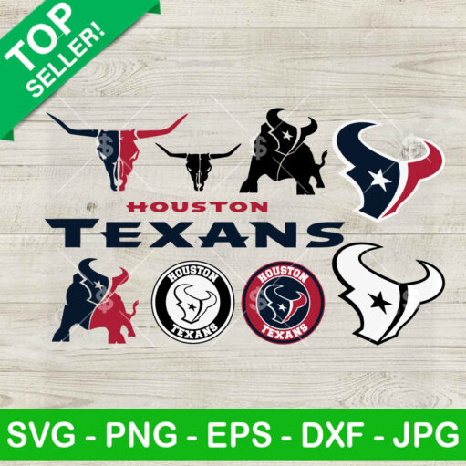 Houston Texans Football Logo Bundle Svg