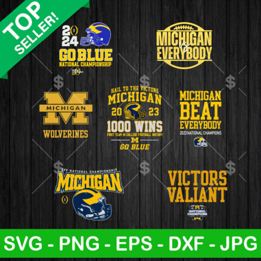 Michigan National Champions 2023 Bundle Svg