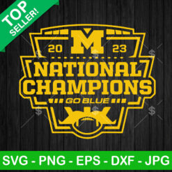 Michigan National champions Go blue SVg