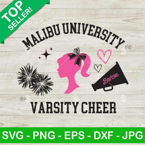 Barbie Malibu University Varsity Cheer Svg