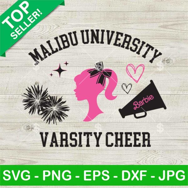 Barbie Malibu University Varsity Cheer SVG