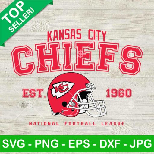 Kansas City Chiefs Est 1960 National Football League Svg