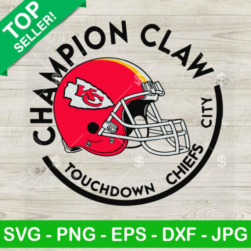 Champion Claw Kansas City Chiefs Svg