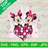 Mickey Minnie Heart Valentine Castle SVG