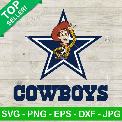 Woody Toy Story Dallas Cowboys Svg