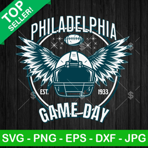 Philadelphia Eagles est 1933 game day SVG