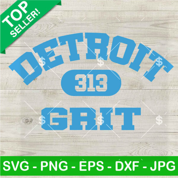 Detroit Grit SVG, Grit Detroit Lions Football SVG, Detroit Lions NFL Super Bowl SVG PNG DXF EPS