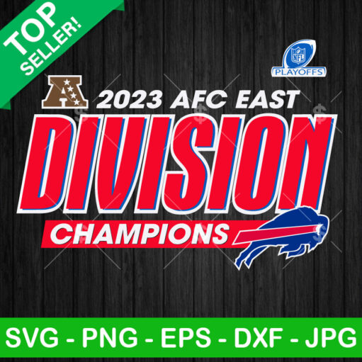 Buffalo Bills AFC East Division Champions SVG