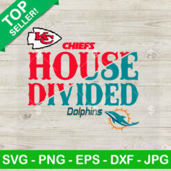 KC Chiefs House Divided Dolphins SVG