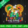100 Days Of School Disney Donald Duck SVG