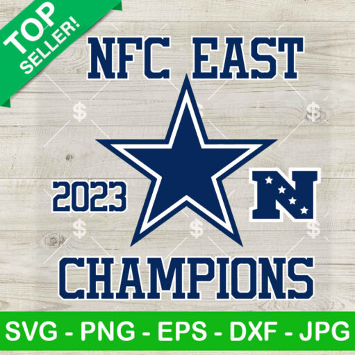 Dallas Cowboys Nfc East Champions Svg