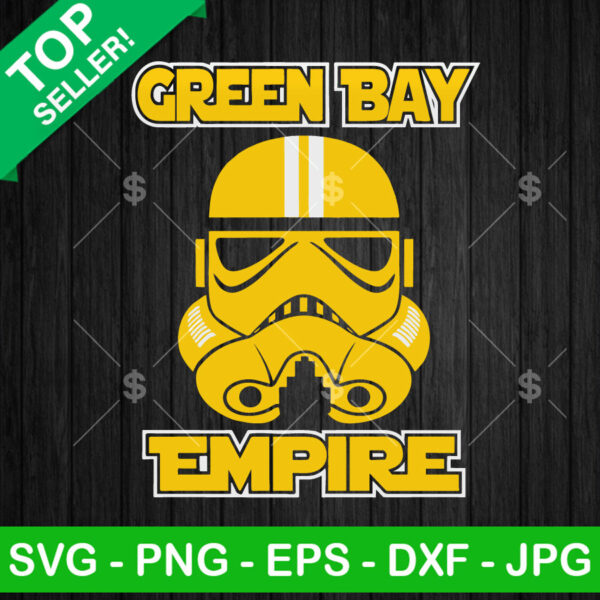 Green Bay Empire Star Wars SVG, Green Bay Packers Storm Trooper SVG, Packers NFL SVG PNG