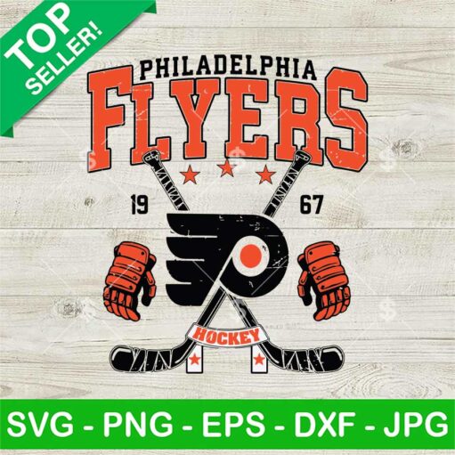 Philadelphia Flyers Hockey 1967 Svg