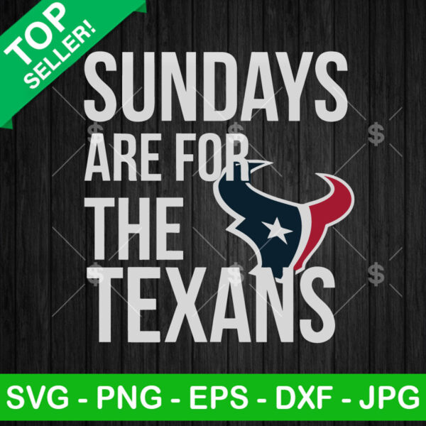 Sundays are for the Texans SVG