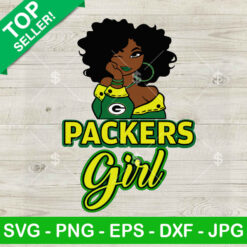 Packers Girl Black woman SVG