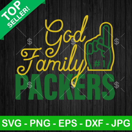 God Family Packers Svg