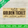 Wonka golden ticket SVG
