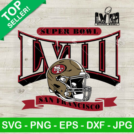 San Francisco 49ers Super Bowl LVIII SVG