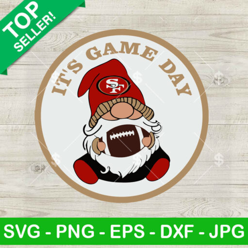 It's game day San Francisco 49ers SVG