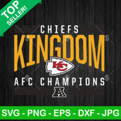 Chiefs Kingdom 2023 AFC Champions SVG